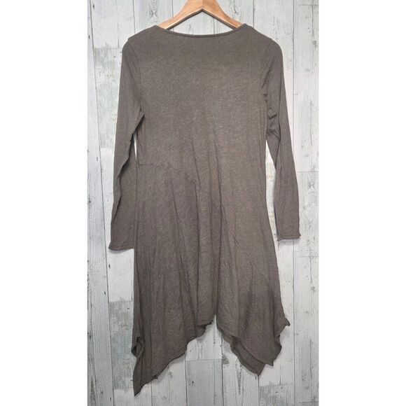 Chalet Cotton Blend Asymmetrical Handkerchief Hem Goblincore Dress Sz. M - Picture 3 of 7